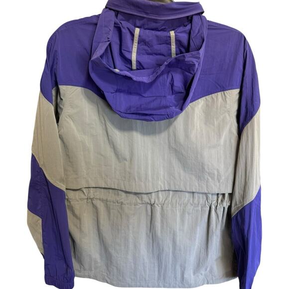 Lululemon Evergreen Anorak Windbreaker Quarter Zip Hoodie Purple Gray Size 8 - Picture 11 of 14